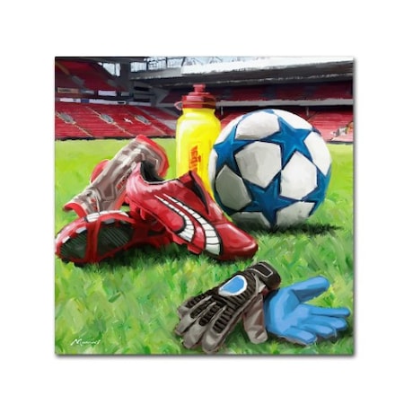 The Macneil Studio 'Football' Canvas Art,18x18